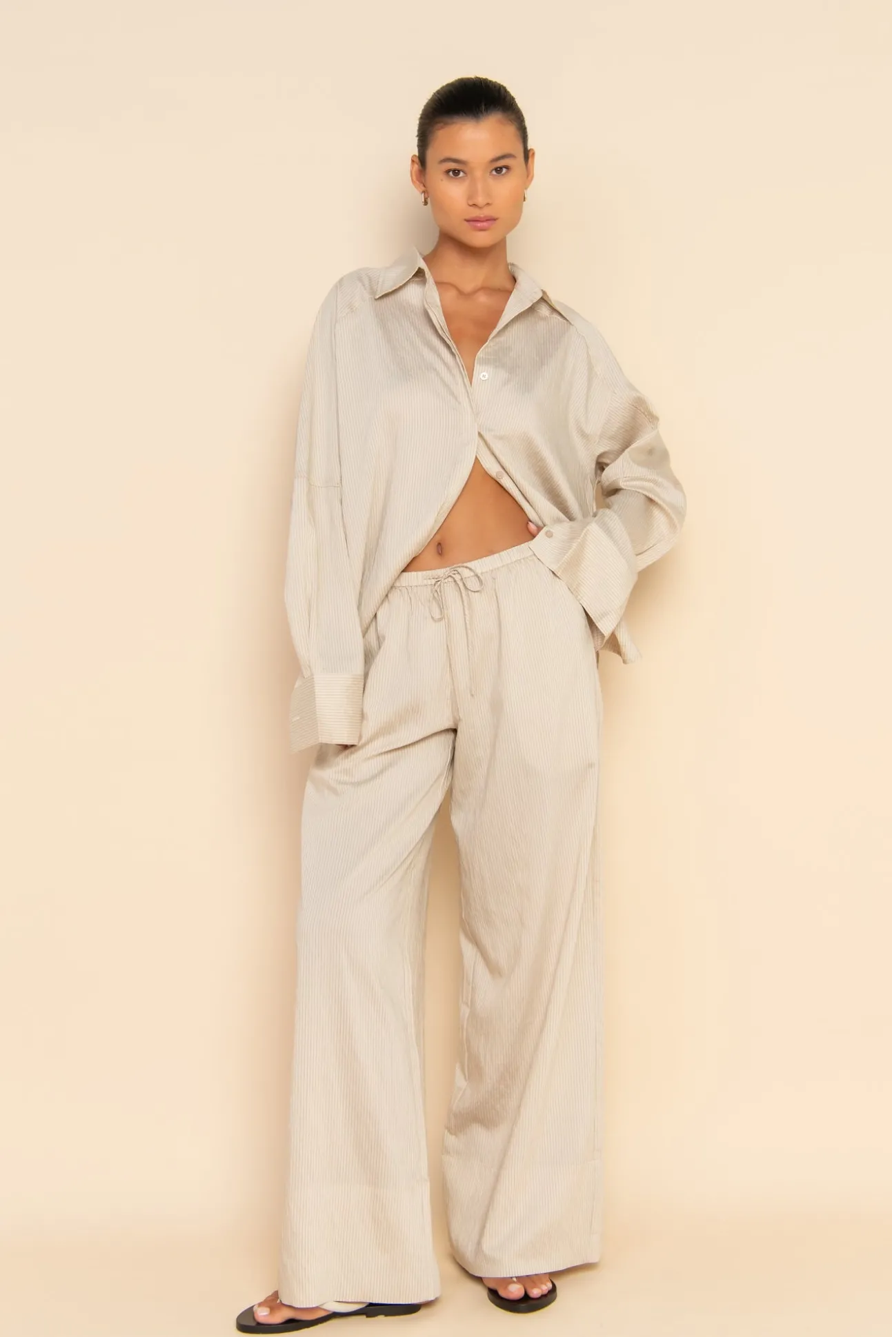 ARIES PANT - OAT STRIPE