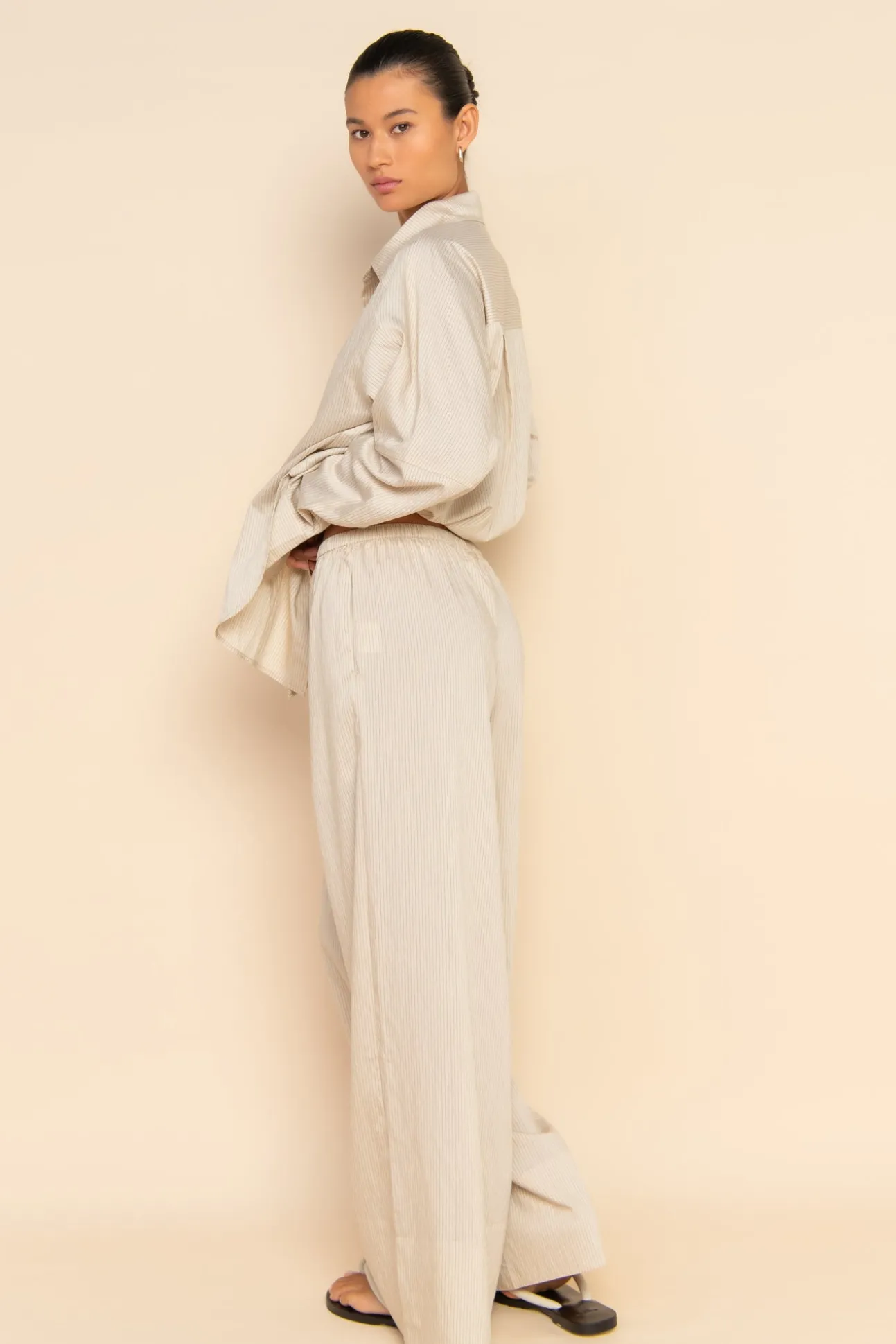 ARIES PANT - OAT STRIPE