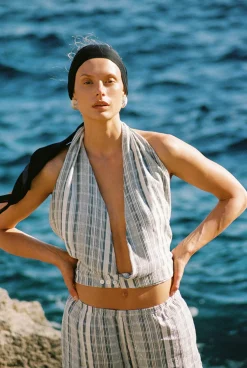 EMI HALTER TOP - WASABI