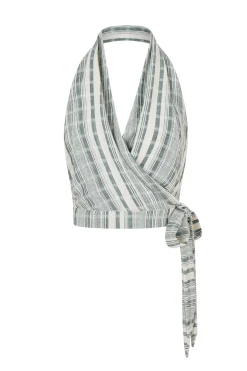 EMI HALTER TOP - WASABI