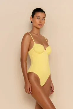 ESCAPE UNDERWIRE ONE PIECE - LEMON
