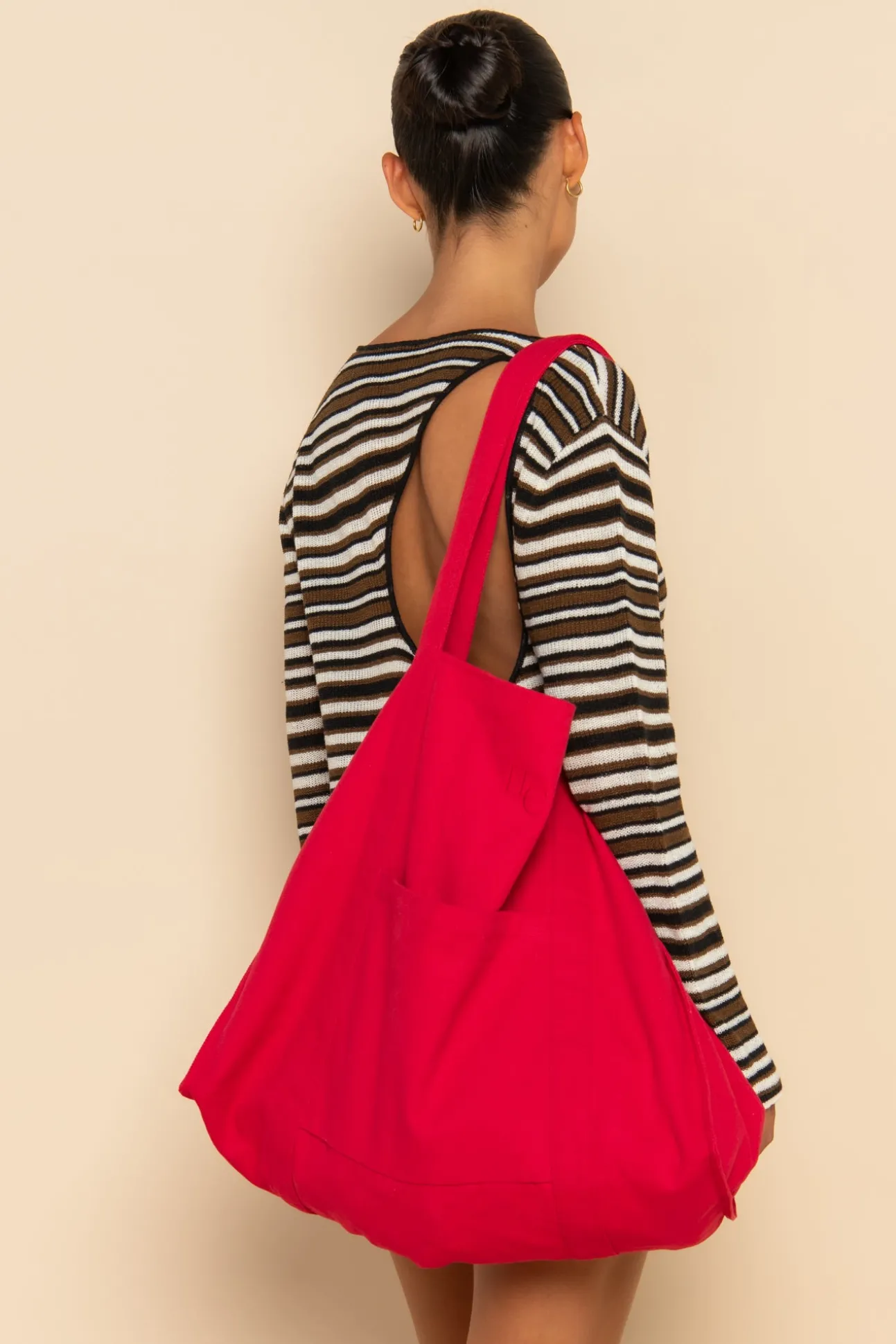 HARU BEACH BAG - RED