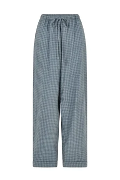 ISLA PANT - BLUE CHECK