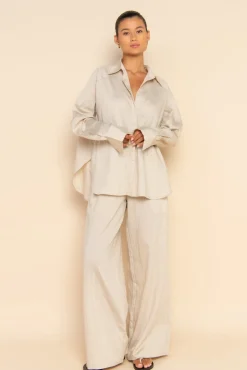 IVY SHIRT - OAT STRIPE