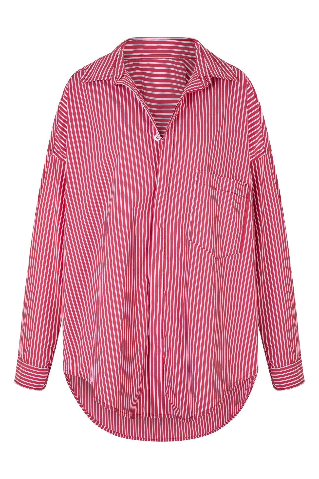 JUDE SHIRT - CHERRY STRIPE