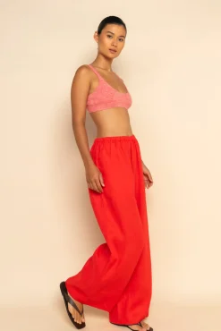 LOTTIE PANT - CHERRY