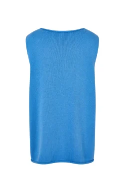 MANON TOP - BLEUE