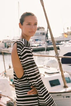 PRE ORDER // AURA MINI DRESS - DESERT STRIPE