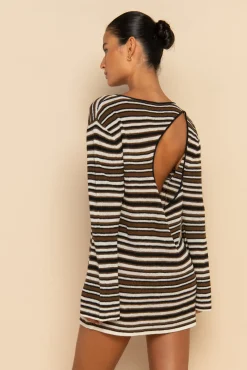 PRE ORDER // AURA MINI DRESS - DESERT STRIPE