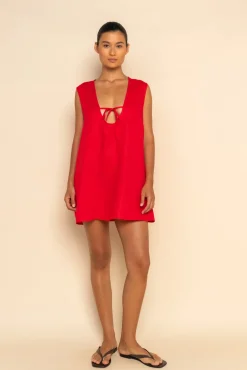 PRE ORDER // LOTTIE MINI DRESS - CHERRY