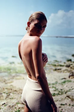 PRE ORDER // SOL KNIT SHORT - MILK