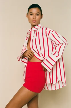 PRE ORDER // SOL KNIT SHORT-RED