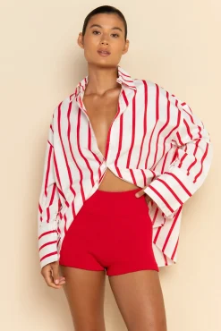 PRE ORDER // SOL KNIT SHORT-RED