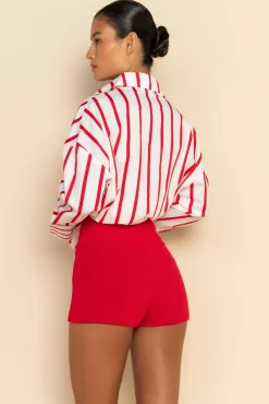 PRE ORDER // SOL KNIT SHORT-RED