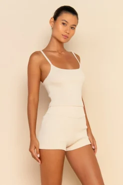 PRE ORDER // SOL KNIT SHORT - MILK