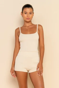 PRE ORDER // SOL KNIT SHORT - MILK