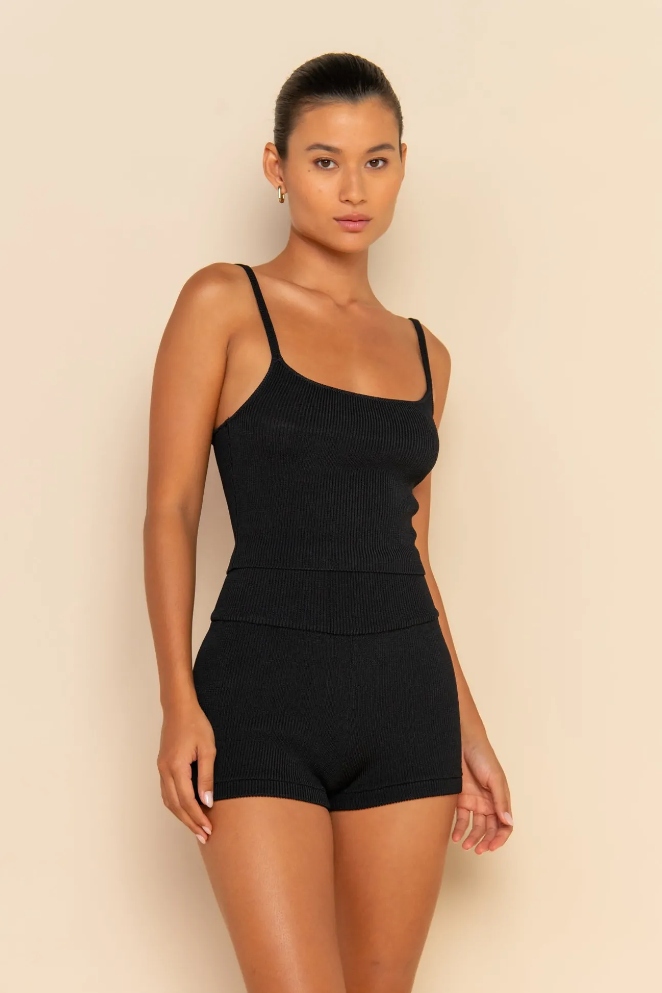 PRE ORDER // SOL KNIT TANK - BLACK