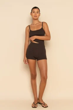 SOL KNIT SHORT - CACAO