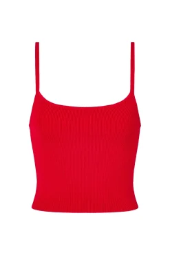 SOL KNIT TANK - RED
