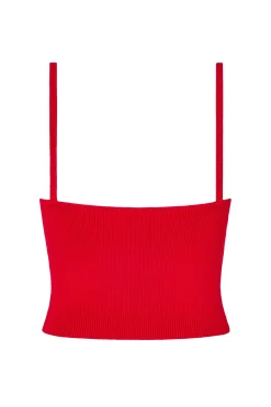 SOL KNIT TANK - RED